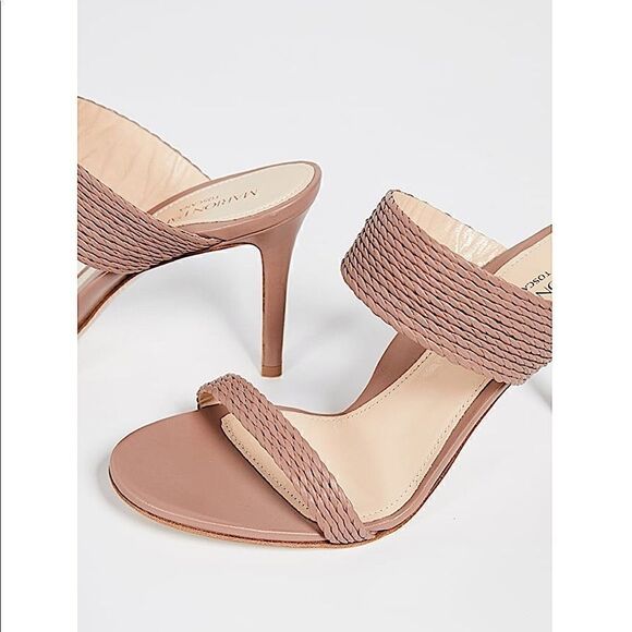 Marion Parke Foxy Leather Slide Sandals - Picture 6 of 7